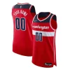 Trendy Washington Wizards Nike 2021/22 Diamond Authentic Custom Jersey Icon Edition Red per i devoti sostenitori