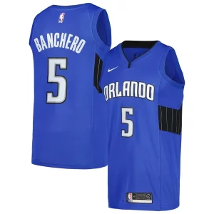 Stupendo Paolo Banchero Orlando Magic Nike Swingman Player Jersey Statement Edition Royal per i devoti sostenitori
