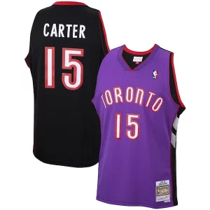 Comodo Prestigioso Accattivante Vince Carter Toronto Raptors 1999/00 Hardwood Classics Swingman Jersey Purple/White per i devoti sostenitori
