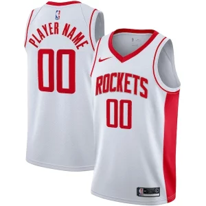 Incantevole Duraturo Attraente Houston Rockets Nike 2020/21 Swingman Custom Jersey Association Edition White per i devoti sostenitori
