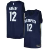 Pratico Delizioso Ja Morant Memphis Grizzlies Nike Swingman Player Jersey Icon Edition Navy per i devoti sostenitori