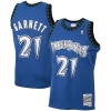 Moderno Fantastico Kevin Garnett Minnesota Timberwolves 2001/02 Hardwood Classics Swingman Jersey Blue per i devoti sostenitori