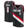 Raffinato Bellissimo Deni Avdija Portland Trail Blazers Fast Break Replica Player Jersey Icon Edition Black per i devoti sostenitori