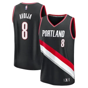 Raffinato Bellissimo Deni Avdija Portland Trail Blazers Fast Break Replica Player Jersey Icon Edition Black per i devoti sostenitori