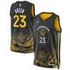 Versatile Classico Draymond Green Golden State Warriors Nike Unisex 2022/23 Swingman Jersey City Edition Black per i devoti sostenitori