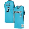 Carino Dwyane Wade Miami Heat Hardwood Classics 2005/06 Tropical Swingman Jersey Blue per i devoti sostenitori