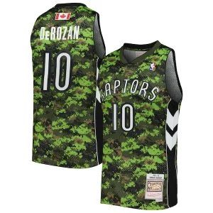 Stupendo DeMar DeRozan Toronto Raptors 2011/12 Hardwood Classics Swingman Jersey Camo per i devoti sostenitori