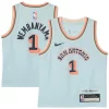 Moderno Pratico Trendy Victor Wembanyama San Antonio Spurs Nike Preschool 2024/25 Swingman Player Jersey City Edition Light Blue per i devoti sostenitori