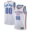 Gorgeous Oklahoma City Thunder Nike Unisex Swingman Custom Jersey White Association Edition per i devoti sostenitori