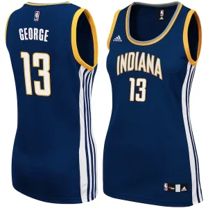 Robusto Raffinato Splendido Paul George Indiana Pacers adidas Women's Replica Jersey Navy per i devoti sostenitori