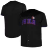 Stupendo Philadelphia 76ers Profile Big & Tall Pop Jersey Black per i devoti sostenitori