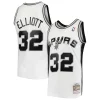 Resistente Ottimo Sean Elliott San Antonio Spurs 1998/99 Hardwood Classics Swingman Jersey White per i devoti sostenitori
