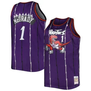 Bellissimo Meraviglioso Cool Tracy McGrady Toronto Raptors Big & Tall Hardwood Classics 1998/99 Swingman Jersey Purple per i devoti sostenitori