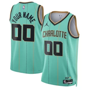 Carino Charlotte Hornets Jordan Brand Unisex 2024/25 Custom Swingman Jersey City Edition Mint per i devoti sostenitori