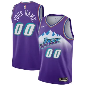 Fantastico Incantevole Utah Jazz Nike Unisex 2022/23 Custom Swingman Jersey Classic Edition Purple per i devoti sostenitori