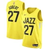 Elegante Carino Gorgeous Rudy Gobert Utah Jazz Nike Unisex Swingman Jersey Icon Edition Gold per i devoti sostenitori