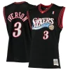 Classico Allen Iverson Philadelphia 76ers 2000/01 Hardwood Classics Swingman Jersey Black per i devoti sostenitori