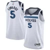 Trendy Anthony Edwards Minnesota Timberwolves Nike Youth Swingman Jersey Association Edition White per i devoti sostenitori