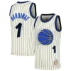 Raffinato Trendy Resistente Penny Hardaway Orlando Magic Chainstitch Swingman Jersey Cream per i devoti sostenitori