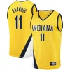 Classico Fantastico Domantas Sabonis Indiana Pacers Fast Break Replica Jersey Statement Edition Gold per i devoti sostenitori