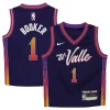 Cool Devin Booker Phoenix Suns Nike Preschool Swingman Replica Jersey City Edition Purple per i devoti sostenitori