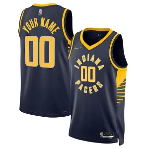 Trendy Indiana Pacers Nike 2021/22 Diamond Swingman Custom Jersey Icon Edition Navy per i devoti sostenitori