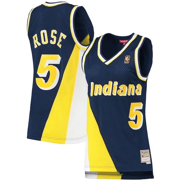 Trendy Delizioso Classico Jalen Rose Indiana Pacers Women's 1996/97 Hardwood Classics Swingman Jersey Navy per i devoti sostenitori