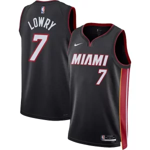 Ottimo Stupendo Kyle Lowry Miami Heat Nike Unisex Swingman Jersey Icon Edition Black per i devoti sostenitori