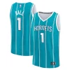 Meraviglioso Elegante LaMelo Ball Charlotte Hornets Fast Break Replica Player Jersey Icon Edition Teal per i devoti sostenitori