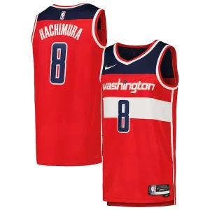 Meraviglioso Duraturo Elegante Rui Hachimura Washington Wizards Nike Swingman Jersey Red per i devoti sostenitori