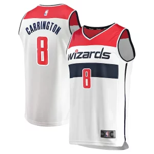 Meraviglioso Carlton Carrington Washington Wizards Youth Fast Break Replica Player Jersey Association Edition White per i devoti sostenitori