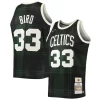 Versatile Magnifico Bellissimo Larry Bird Boston Celtics 1985/86 Hardwood Classics Uninterrupted Swingman Jersey Black per i devoti sostenitori
