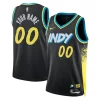 Splendido Indiana Pacers Nike Unisex 2023/24 Custom Swingman Jersey Black City Edition per i devoti sostenitori