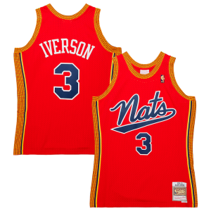 Cool Accattivante Splendido Allen Iverson Philadelphia 76ers 2004/05 Hardwood Classics Swingman Jersey Red  per i devoti sostenitori