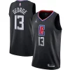 Carino Paul George LA Clippers Jordan Brand 2020/21 Swingman Jersey Statement Edition Black per i devoti sostenitori