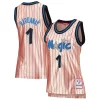 Stupendo Penny Hardaway Orlando Magic Women's 75th Anniversary Rose Gold 1993 Swingman Jersey Pink per i devoti sostenitori