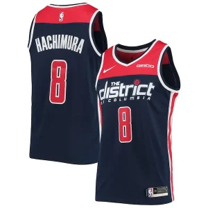 Robusto Elegante Moderno Rui Hachimura Washington Wizards Nike Swingman Player Jersey Icon Edition Navy per i devoti sostenitori