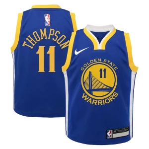 Trendy Eccezionale Carino Klay Thompson Golden State Warriors Nike Preschool Dri FIT Swingman Player Jersey Icon Edition Royal per i devoti sostenitori