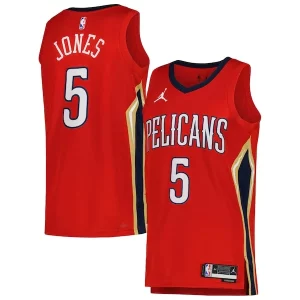 Attraente Incantevole Robusto Herbert Jones New Orleans Pelicans Jordan Brand Unisex Swingman Jersey Statement Edition Red per i devoti sostenitori