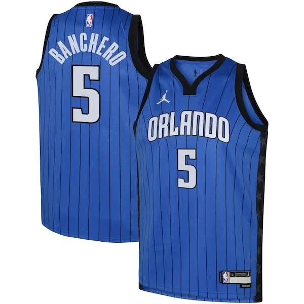Prestigioso Classico Magnifico Paolo Banchero Orlando Magic Jordan Brand Youth Swingman Jersey Statement Royal per i devoti sostenitori