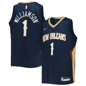 Accattivante Zion Williamson New Orleans Pelicans Nike Youth 2021/22 Diamond Swingman Jersey Icon Edition Navy per i devoti sostenitori