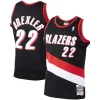 Incantevole Clyde Drexler Portland Trail Blazers 1991/92 Hardwood Classics Swingman Jersey Black per i devoti sostenitori