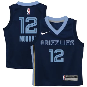 Duraturo Cool Ja Morant Memphis Grizzlies Nike Preschool Swingman Player Jersey Icon Edition Navy per i devoti sostenitori