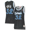 Robusto Bellissimo Comodo Shaquille O'Neal Orlando Magic Women's 1995/96 Hardwood Classics Swingman Jersey Black per i devoti sostenitori