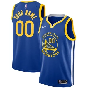 Comodo Versatile Moderno Golden State Warriors Nike Unisex 2019/20 Custom Swingman Jersey Royal Icon Edition per i devoti sostenitori