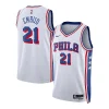 Carino Raffinato Joel Embiid Philadelphia 76ers Nike Youth Swingman Jersey Association Edition White per i devoti sostenitori