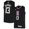 Eccezionale Paul George LA Clippers Jordan Brand Youth 2020/21 Swingman Player Jersey Black Statement Edition per i devoti sostenitori