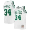 Attraente Paul Pierce Boston Celtics Hardwood Classics Swingman Jersey White/Kelly Green per i devoti sostenitori
