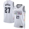 Incantevole Accattivante Jamal Murray Denver Nuggets Nike Unisex 2024/25 Swingman Player Jersey City Edition White per i devoti sostenitori