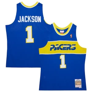 Comodo Moderno Bellissimo Stephen Jackson Indiana Pacers 2004/05 Hardwood Classics Swingman Jersey Royal per i devoti sostenitori
